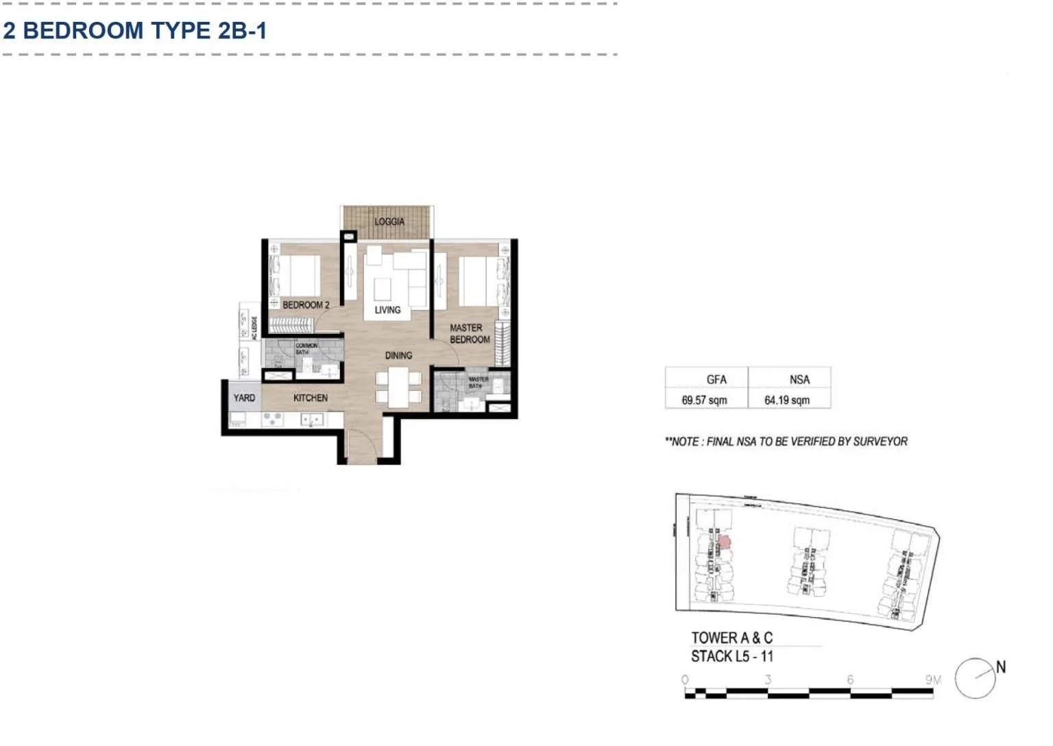 Bản vẽ bóc mái layout căn hộ 2 phòng ngủ type 2B-1 dự án The Metropole Thủ Thiêm