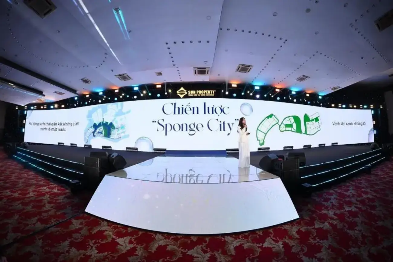 Chiến lược “Sponge City” của Sun Property hứa hẹn mang đến hạ tầng sinh thái bền vững cho Charmora City.