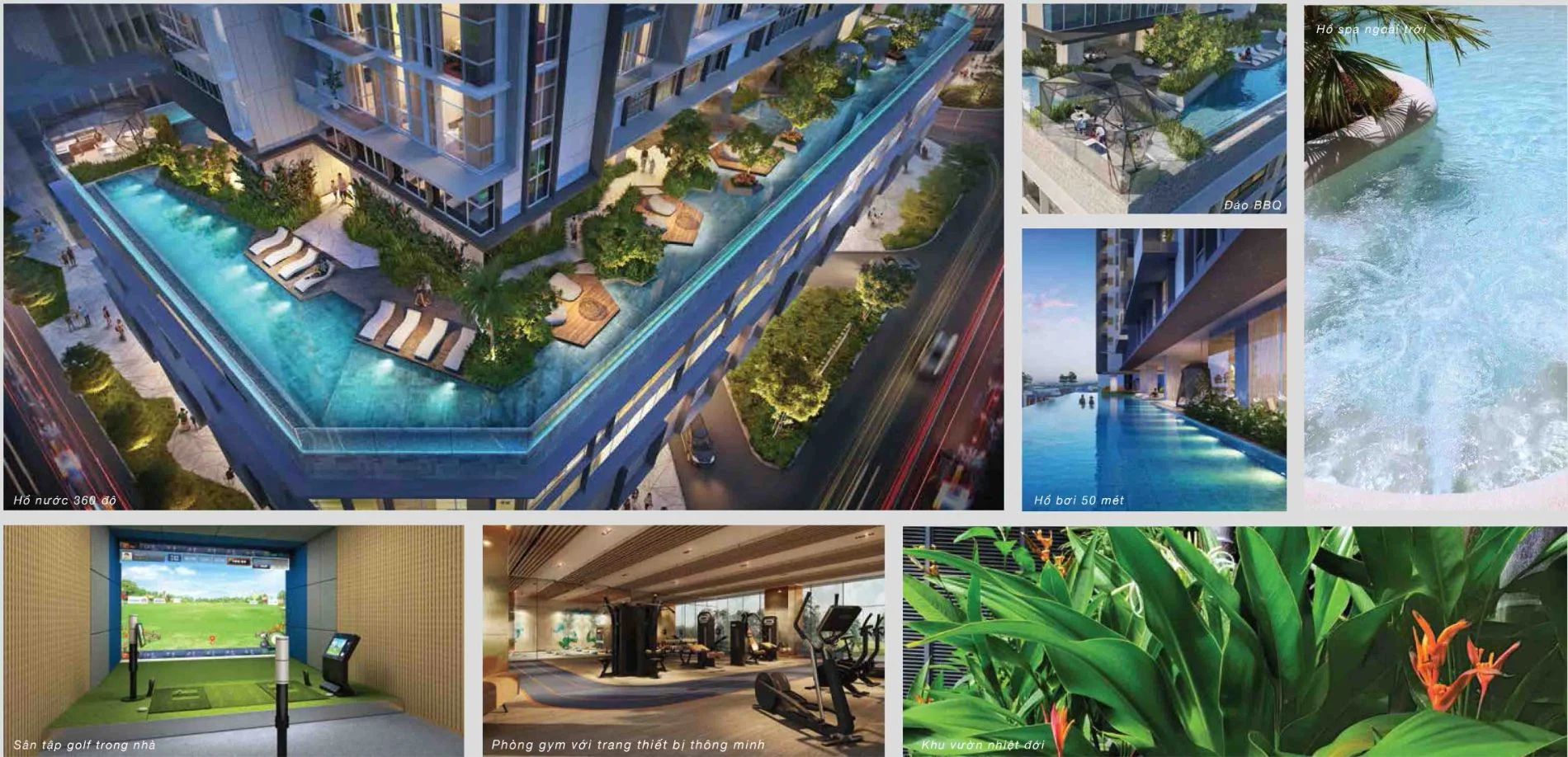Tổ hợp các tiện ích nội khu đẳng cấp tại dự án The Metropole Thủ Thiêm.