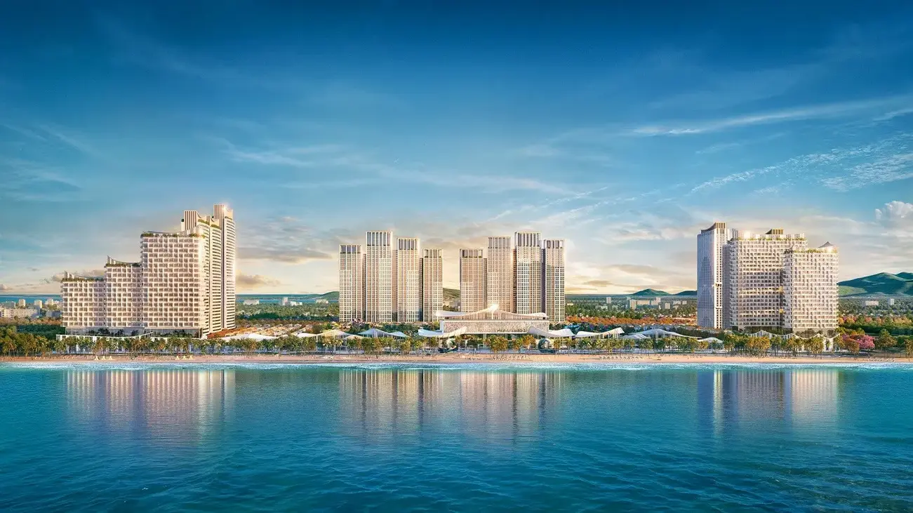 Dự án Blanca City tại Vũng Tàu với quy mô 96,6ha và công viên nước Sun World 15ha. Ảnh phối cảnh.