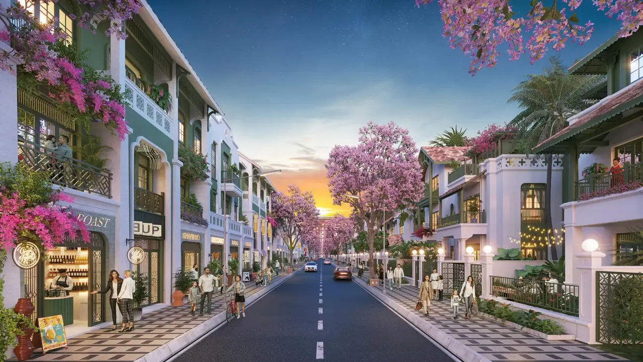 Không gian sống xanh, hiện đại tại phân khu Flora Avenue, đô thị Sun Urban City. Ảnh phối cảnh: Sun Property.