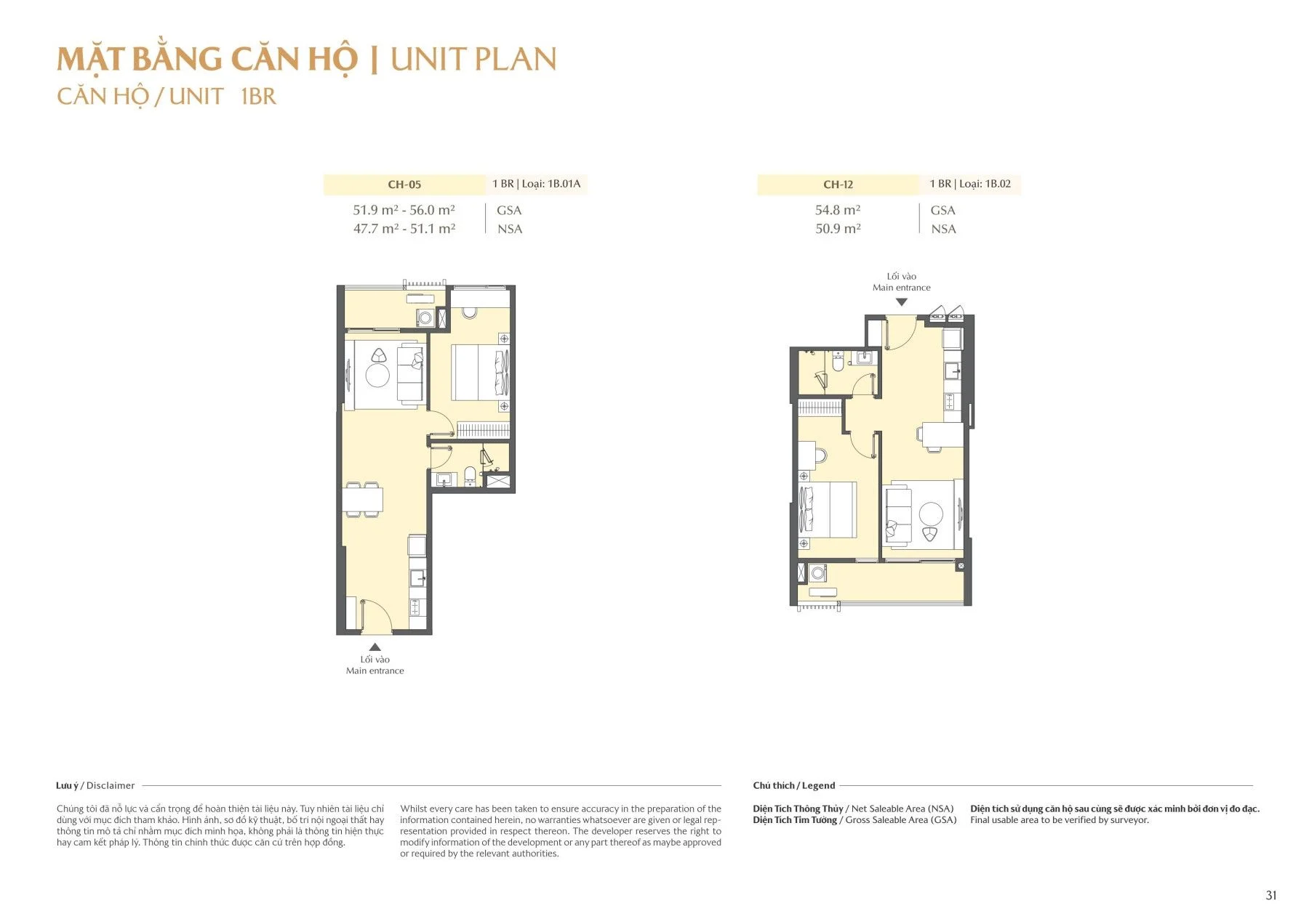 Bản vẽ bóc tách layout căn hộ 1 phòng ngủ Masteri Park Place tối ưu diện tích thương phẩm