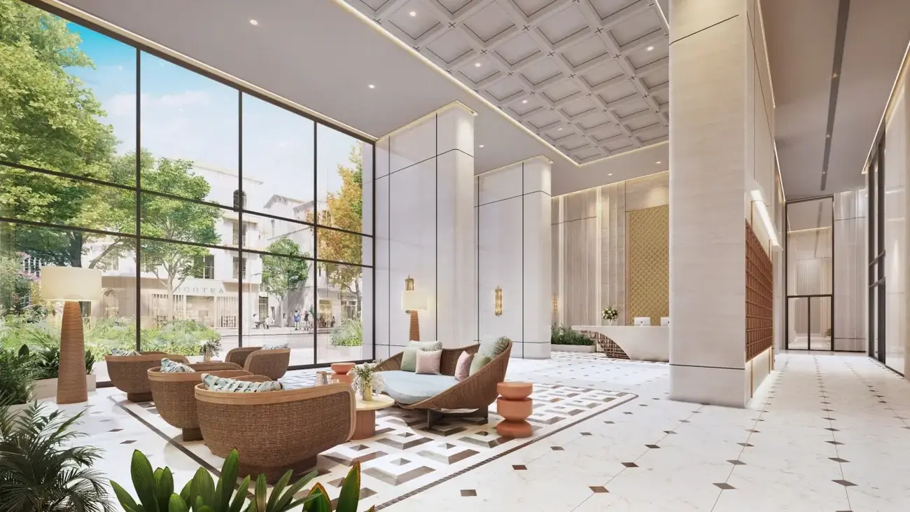 Nội thất hiện đại của Blanca City nhấn mạnh sự sang trọng và tiện nghi cho cư dân. Ảnh: Sun Group