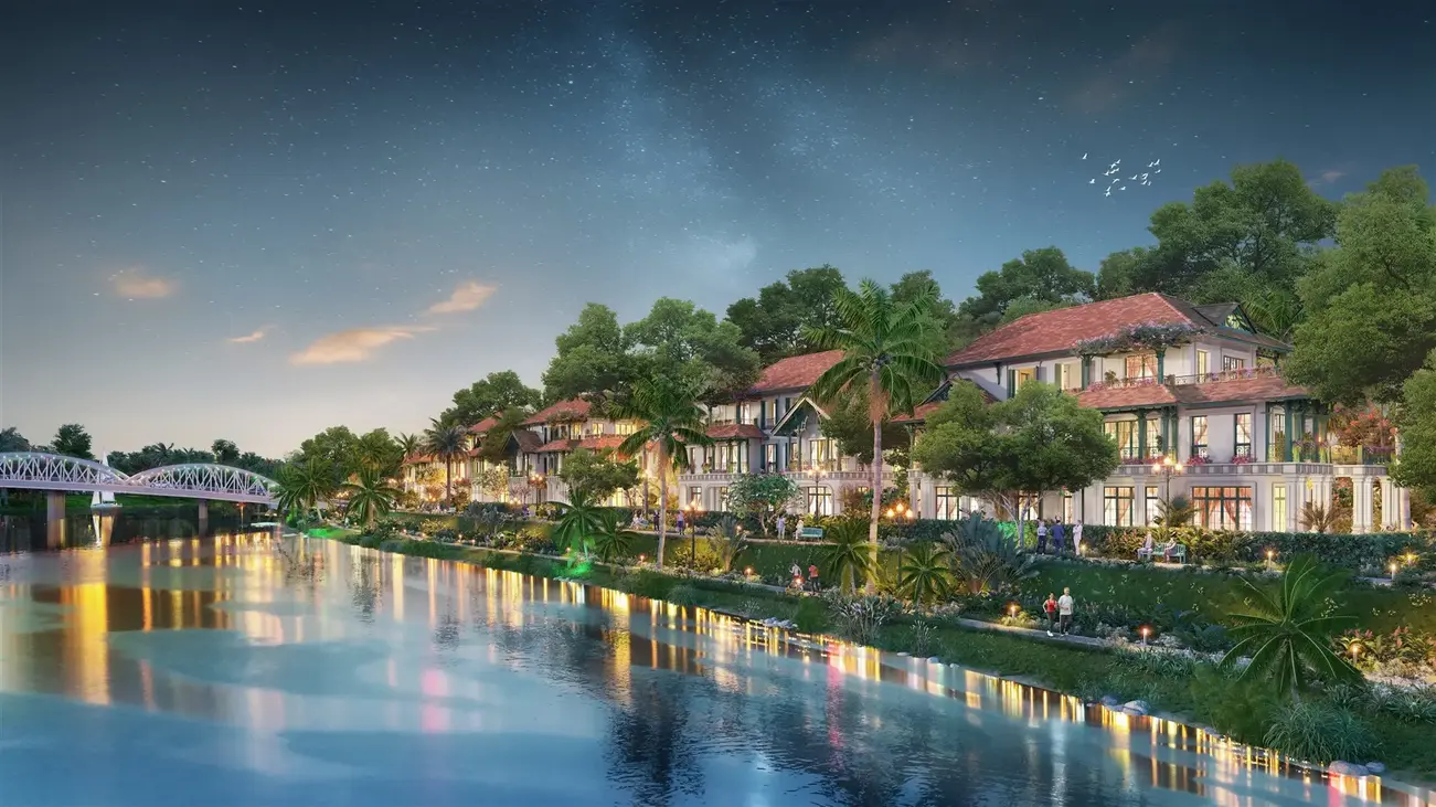 Phối cảnh minh họa Sunneva Island – dự án tái phát triển đô thị tốt nhất Việt Nam năm 2023. Ảnh: Sun Property
