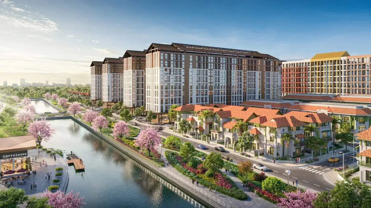 Phối cảnh phân khu Flora Avenue trong khu đô thị Sun Urban City. Ảnh: Sun Property