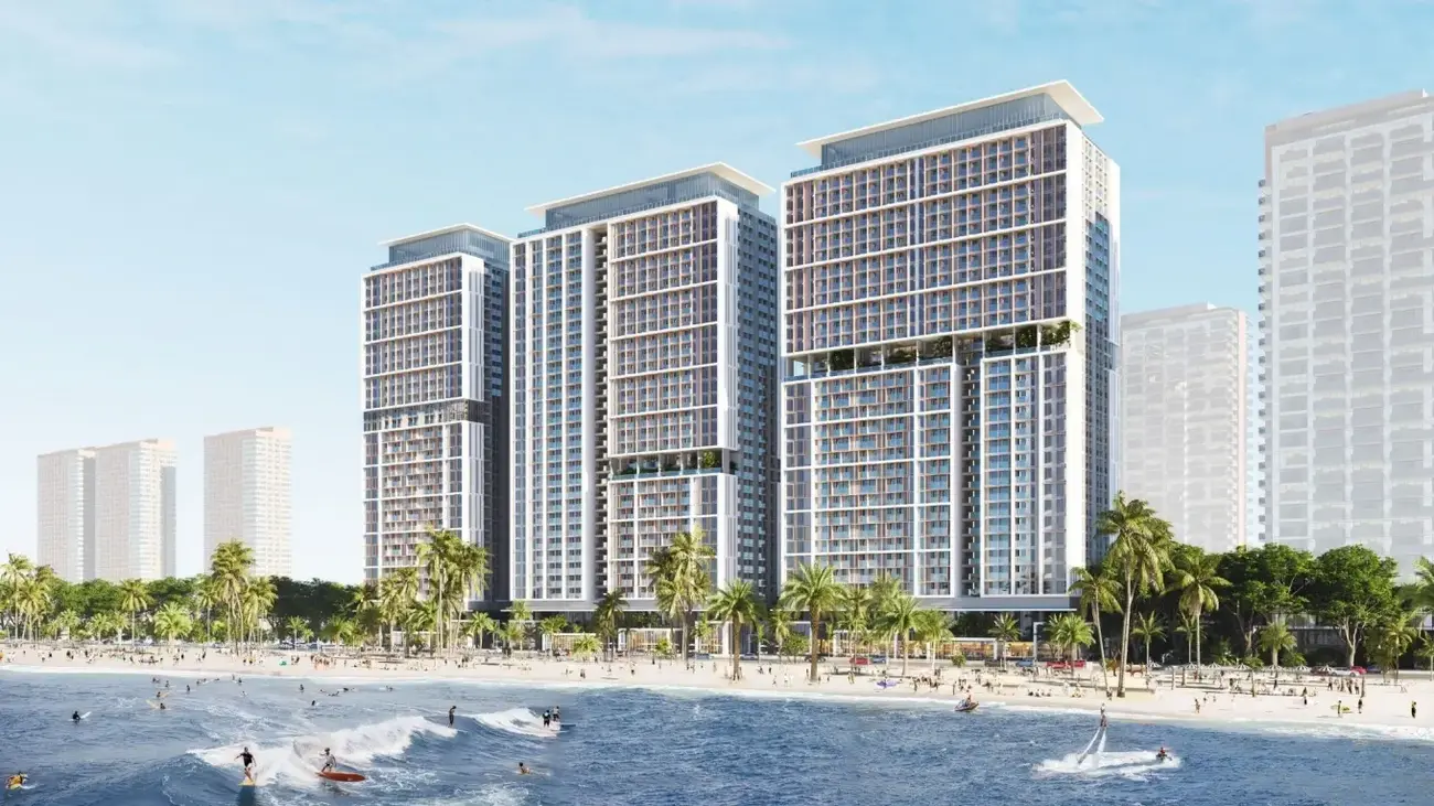 Phối cảnh quần thể Sun Elite City tại trung tâm Bãi Cháy, Quảng Ninh. Ảnh: Sun Property