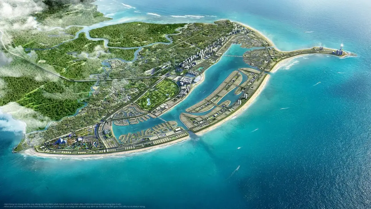 Phối cảnh siêu đô thị Vinhomes Green Paradise Cần Giờ. Ảnh: Vingroup